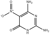 2,4-二氨在-6-羟基-5-硝基嘧啶, 3346-23-4, 结构式