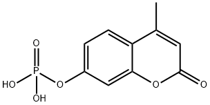 4-甲基伞形酮磷酸酯, 3368-04-5, 结构式