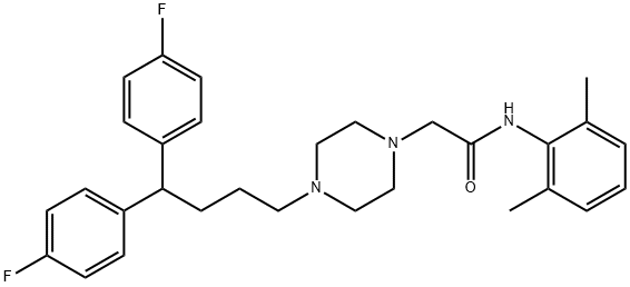 利多氟嗪, 3416-26-0, 结构式