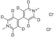 パラコートジクロリド‐D8標準品 化学構造式