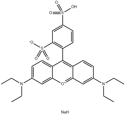 磺酰罗丹明B, 3520-42-1, 结构式