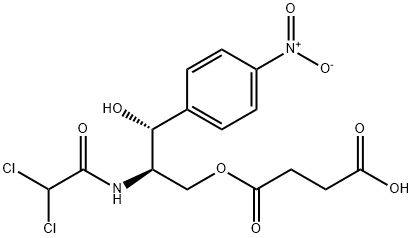 Chloramphenicol hemisuccinate Struktur