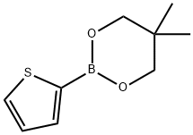 チオフェン-2-ボロン酸, ネオペンチルグリコールエステル 化学構造式