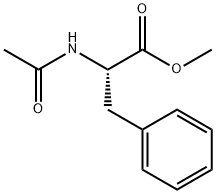 N-乙酰基-L-苯丙氨酸甲酯 结构式