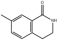 7-メチル-3,4-ジヒドロ-2H-イソキノリン-1-オン 化学構造式