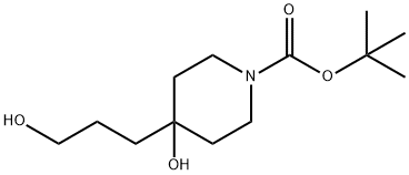 1-Piperidinecarboxylic acid, 4-hydroxy-4-(3-hydroxypropyl)-, 1,1-diMethylethyl ester