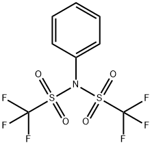N-苯基双(三氟甲烷磺酰)亚胺 结构式