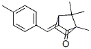 rel-(1S*,4S*)-1,7,7-トリメチル-3-(4-メチルベンジリデン)ビシクロ[2.2.1]ヘプタン-2α*-オール 化学構造式