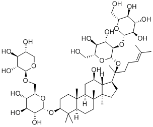 20（R）-人参皂苷Rg3 结构式