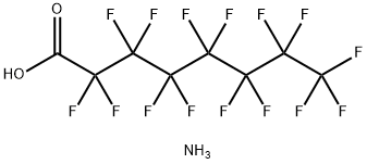 全氟辛酸铵, 3825-26-1, 结构式