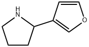 2-Furan-3-ylpyrrolidine Structure
