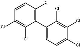 2,2',3,3',4,6'-HEXACHLOROBIPHENYL Struktur