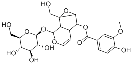 胡黄连苷 II, 39012-20-9, 结构式