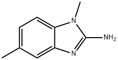 1,5-二甲基-2-氨基苯并咪唑, 39860-12-3, 结构式
