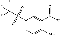 2-硝基-4-(三氟甲基磺酰)苯胺, 400-23-7, 结构式