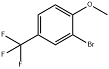 3-溴-4-甲氧基三氟甲苯, 402-10-8, 结构式