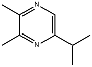 2,3-ジメチル-5-イソプロピルピラジン 化学構造式