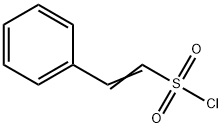 Β-苯乙烯磺酰氯, 4091-26-3, 结构式