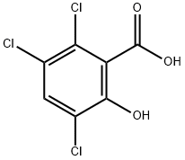 3,5,6-三氯水杨酸, 40932-60-3, 结构式