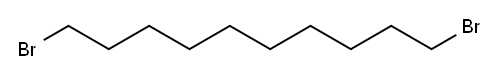 1,10-二溴癸烷 结构式