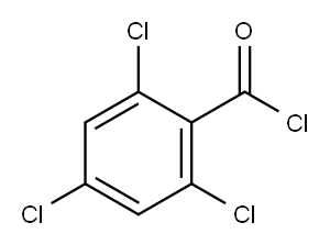2,4,6-三氯苯甲酰氯, 4136-95-2, 结构式