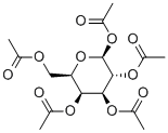 beta-D-半乳糖五乙酸酯 结构式