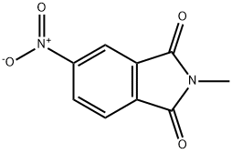 N-甲基-4-硝基邻苯二甲酰亚胺 结构式