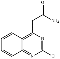 2-(2-CHLOROQUINAZOLINE-4-YL)-ACETAMIDE Struktur
