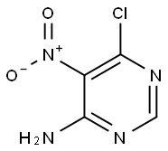 4-氨基-5-硝基-6-氯嘧啶 结构式