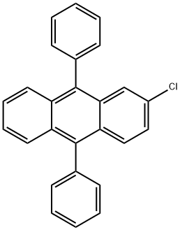 2-クロロ-9,10-ジフェニルアントラセン 化学構造式
