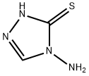 4-氨基-3-巯基-4H-1,2,4-三唑 结构式