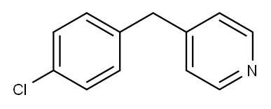 4-(4-氯苄基)吡啶 结构式