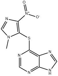 硫唑嘌呤, 446-86-6, 结构式