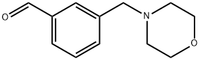 3-(モルホリノメチル)ベンズアルデヒド 化学構造式