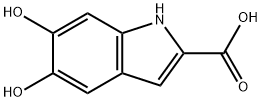5,6-二羟基-2-吲哚甲酸 结构式