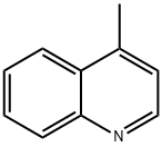 4-甲基喹啉 结构式