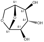 1,6-脱水-BETHA-D-葡萄糖 结构式
