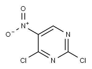 2,4-Dichloro-5-nitropyrimidine Structure