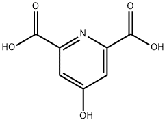 4-Hydroxypyridine-2,6-dicarboxylic acid Structure