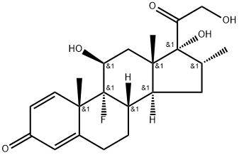 デキサメタゾン 化学構造式