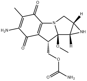 丝裂霉素 C, 50-07-7, 结构式