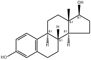 17β-雌二醇 结构式