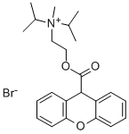 Propantheline bromide  Struktur