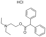 Adiphenine hydrochloride Struktur
