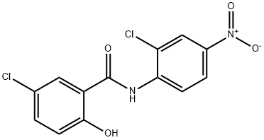 氯硝柳胺, 50-65-7, 结构式