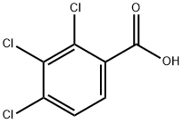 2,3,4-トリクロロ安息香酸 化学構造式