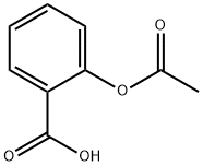 乙酰水杨酸, 50-78-2, 结构式