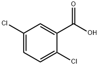2,5-Dichlorobenzoic acid Struktur