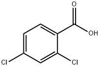 2,4-二氯苯甲酸, 50-84-0, 结构式