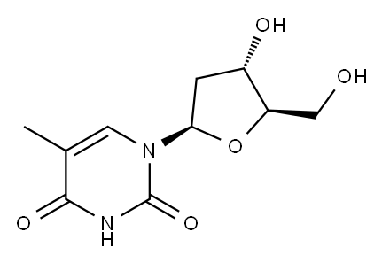 beta-胸苷 结构式